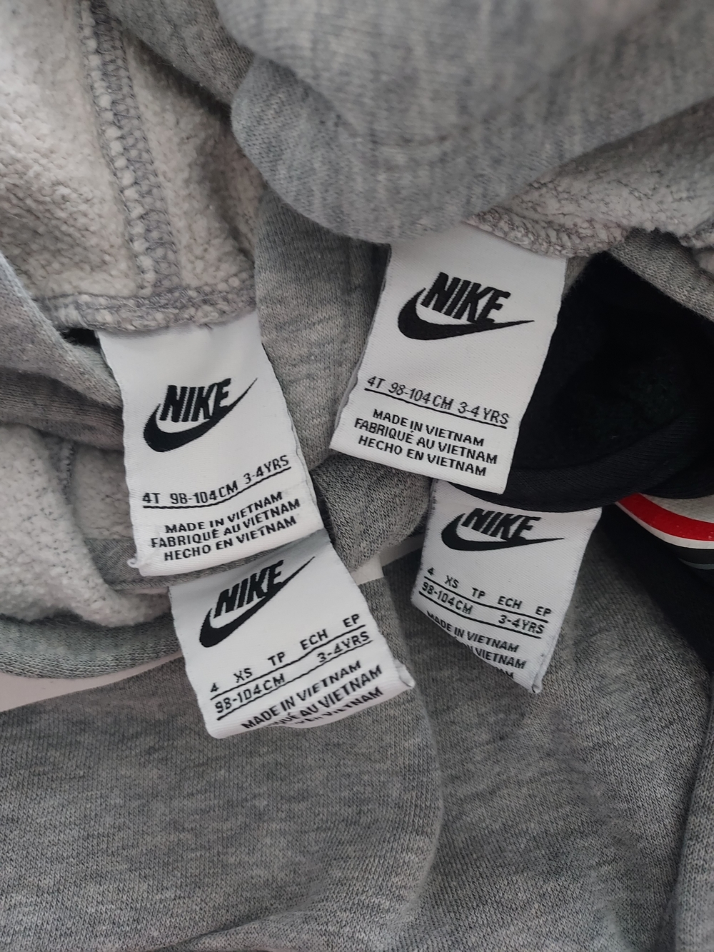 BUNDLE (7 pcs) NIKE Kids Cool Weather Clothes 4-4T School Play Fall Winter - Picture 3 of 7